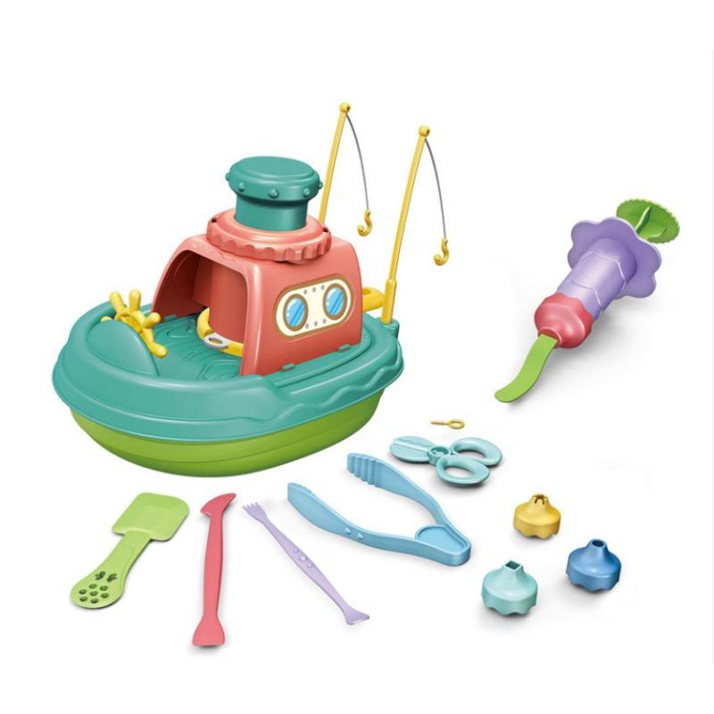 Fishing Boat Clay Toy Series