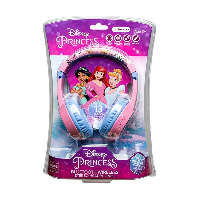 فولكانو - سماعات رأس بلوتوث مبطنة برسومات ديزني برينسيس