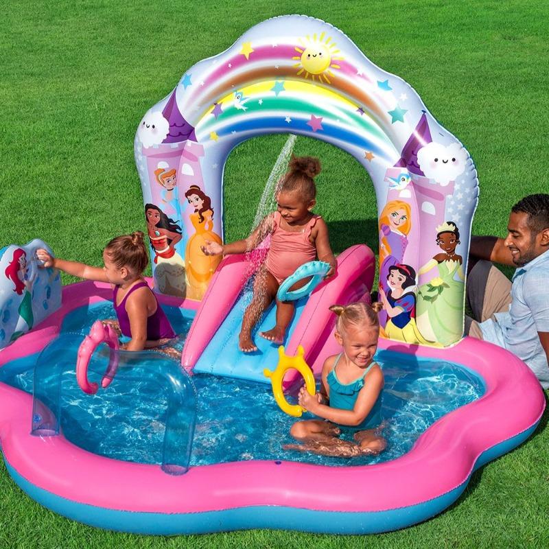 Bestway Disney Princess Inflatable Water Playground Slide