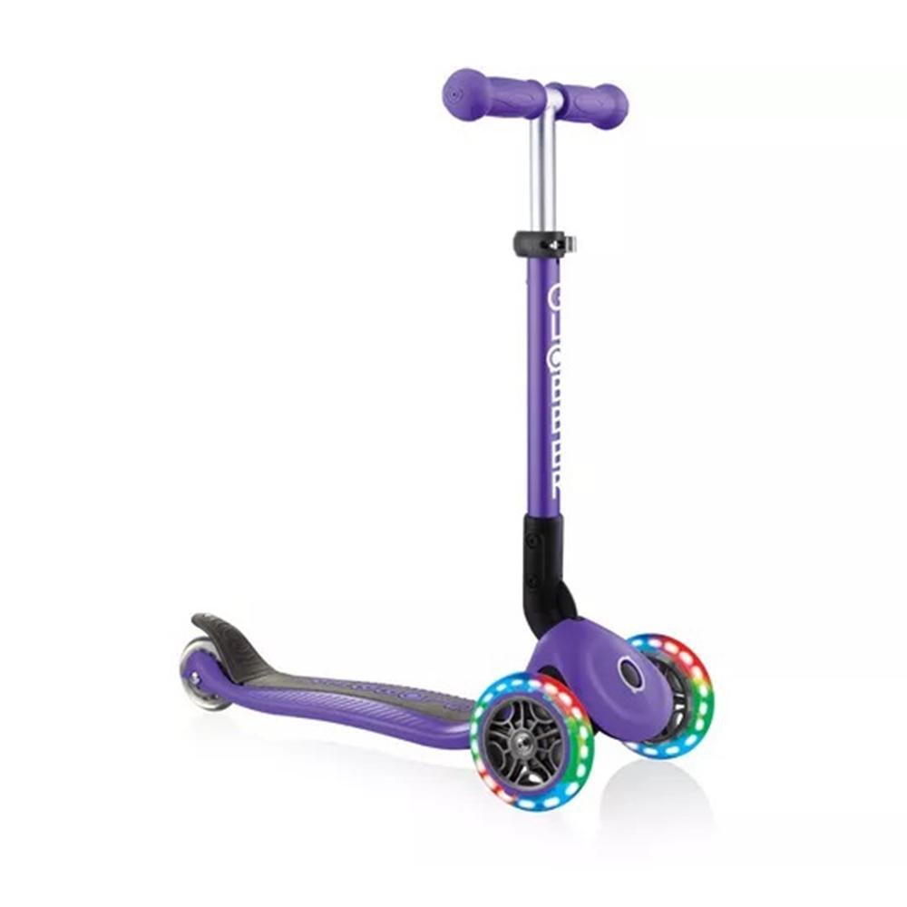 غلوبر - سكوتر مع أضواء قابلة للطي بنفسجي