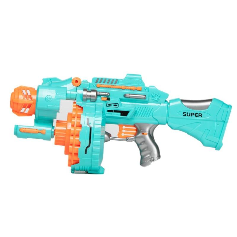 Super Gun Soft Bullet Toy - Green/Orange