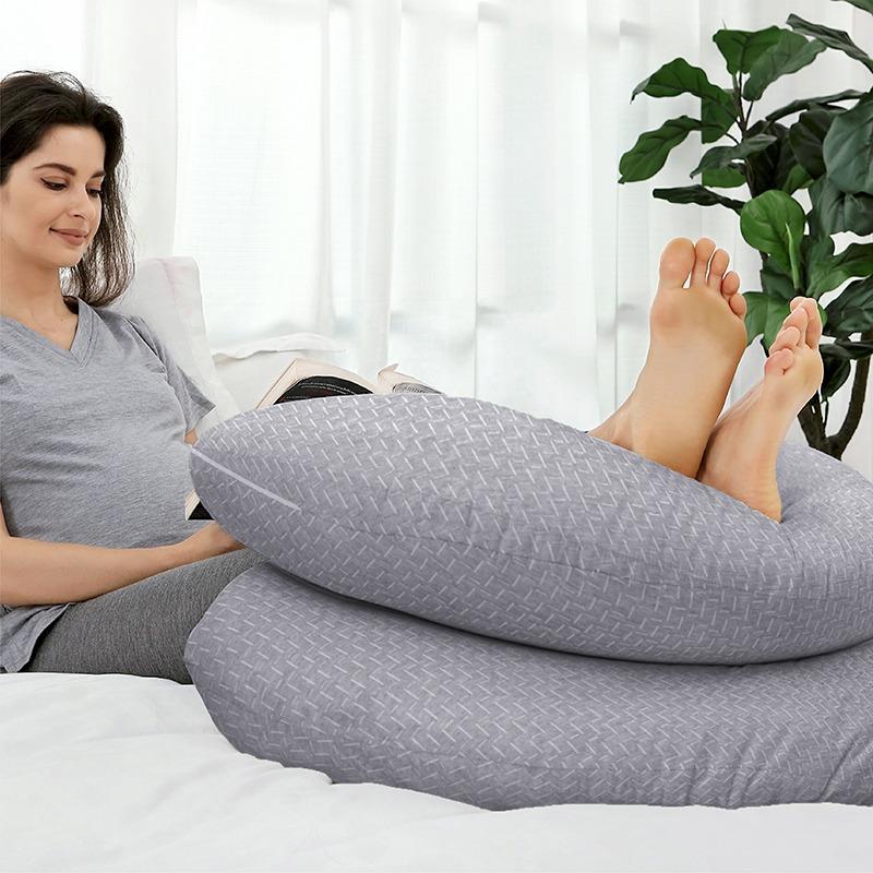 Moon - Bamboo Maternity Pillow Grey