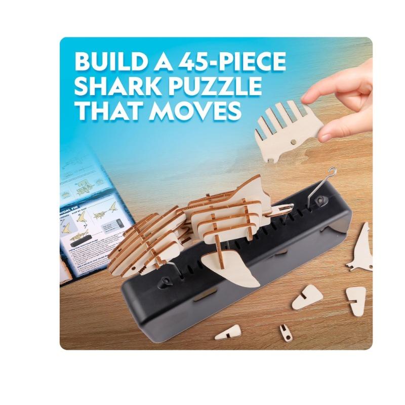 National Geographic Motorized Shark 3D Puzzle Set