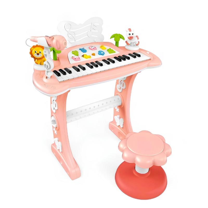 البيانو الموسيقي الكهربائي مع مقعد