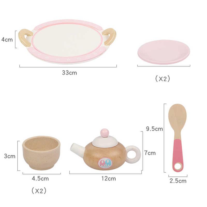 مجموعة الكيك الخشبية - 12 قطعة