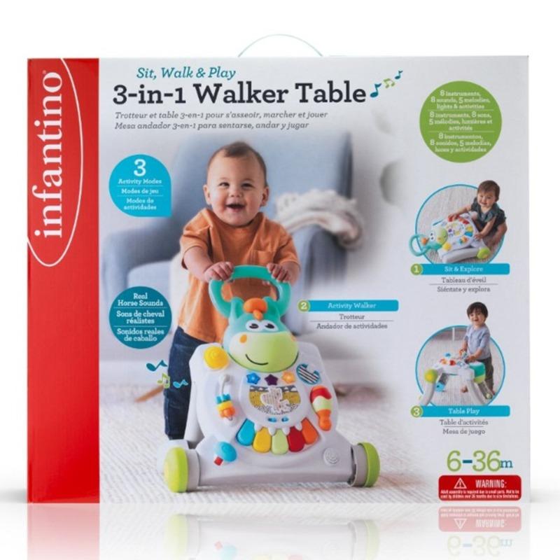 Infantino Sit Walk And Play 3-In-1 Table