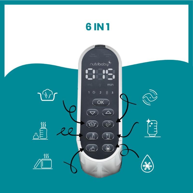 Baby Move Nutri Baby Blender and Food Processor-Gray