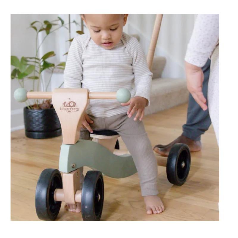 كيندر فيتس - دراجة تيني جليدر لون أخضر