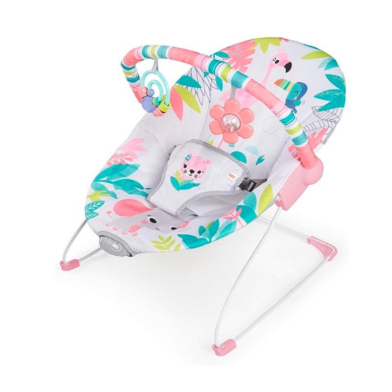Bright Starts Flamingo Vibes Vibrating Bouncer