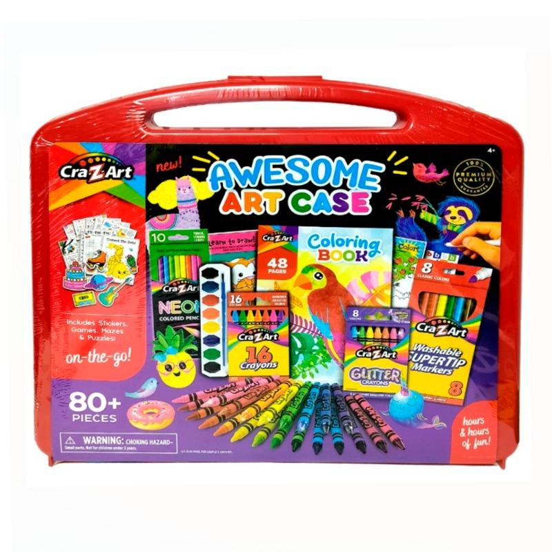 CraZart Awesome Arts Case 80 Pcs