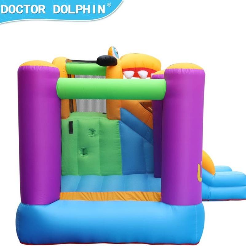Doctor Dolphin Inflatable Bounce Castle with Puppy Slide