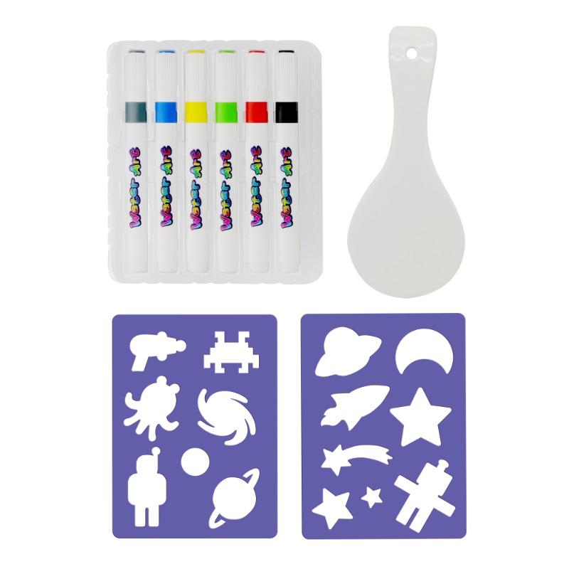 Watercolor Art Markers and Spatula 6pcs - Assorted