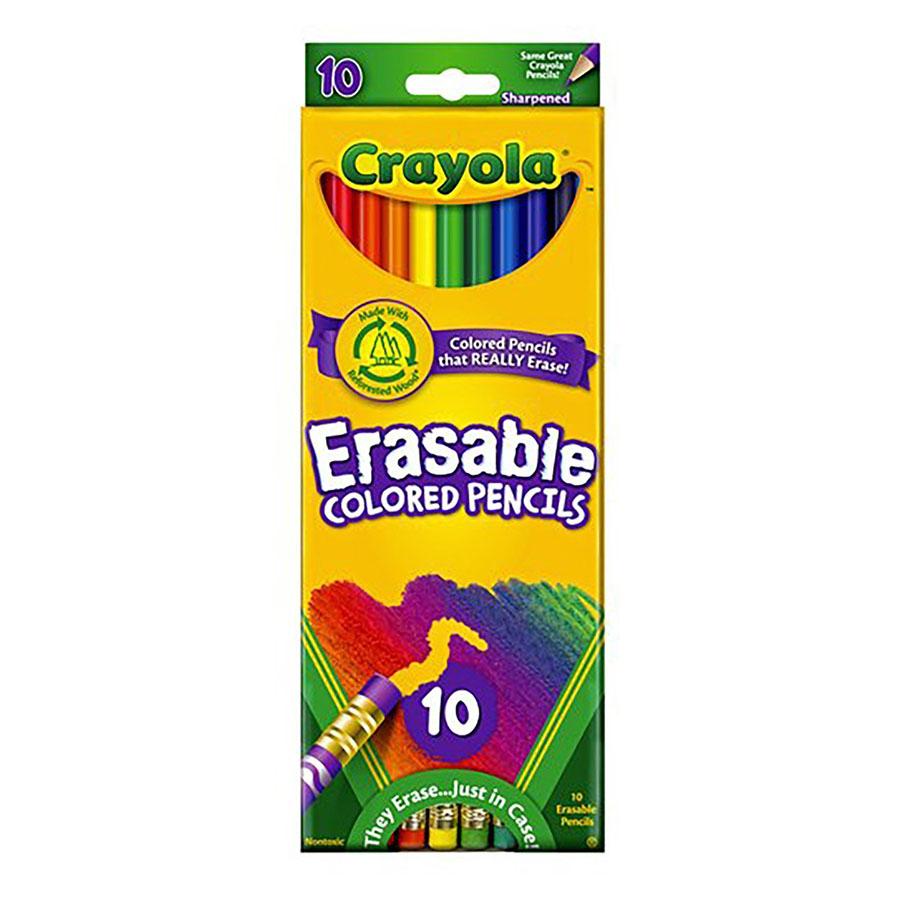 Crayola Erase Color Pencils 10 Ct