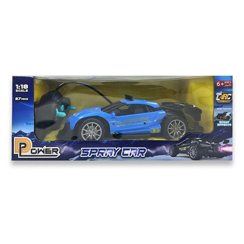 D-Power 1:18 R/C 4WD 27Mhz Spray Runner Car - Blue