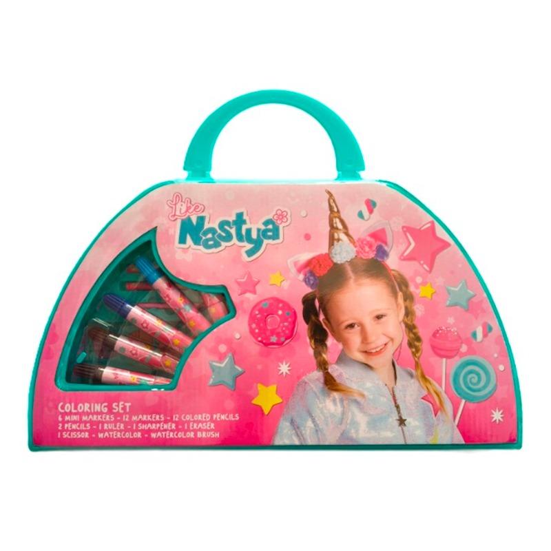 لايك ناستيا - مجموعة حقيبة التلوين