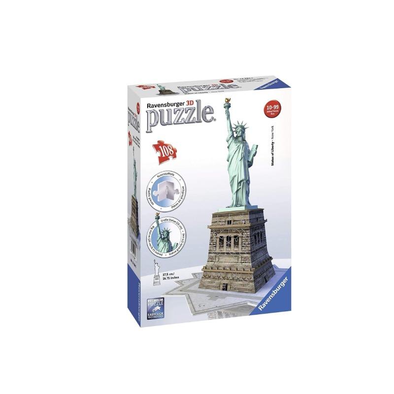 Ravensburger 3D Statue of Liberty Puzzle 108 Pcs
