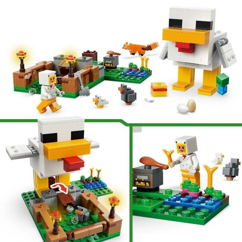 Lego Minecraft Chicken Farm Gaming Toy 21585