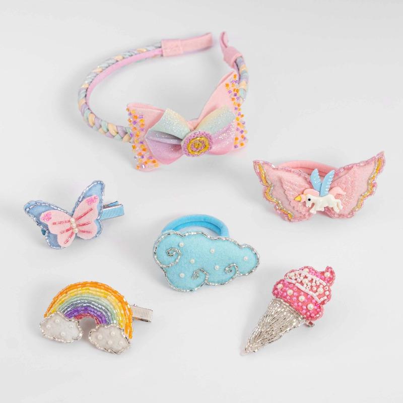 Girlish Gram Trendy Handmade Fashion Accessories - 6 Pcs