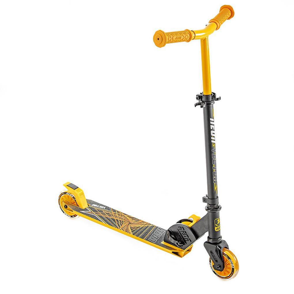 Neon Vector LED Light-up Lightweight Kids Scooter Orange