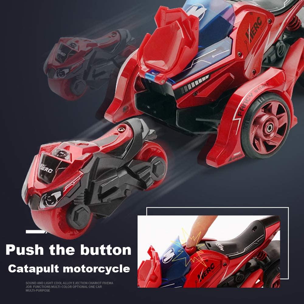 لعبة دراجة بقاذفة للدراجات النارية 2 في 1 - أحمر