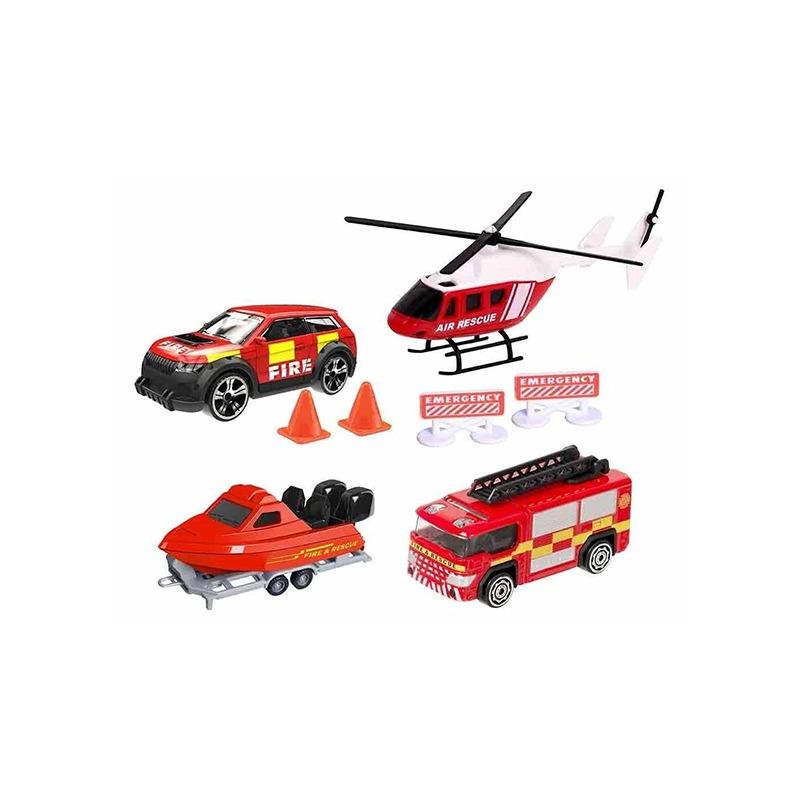 Teamsterz Street Air Sea Rescue Team Vehicles
