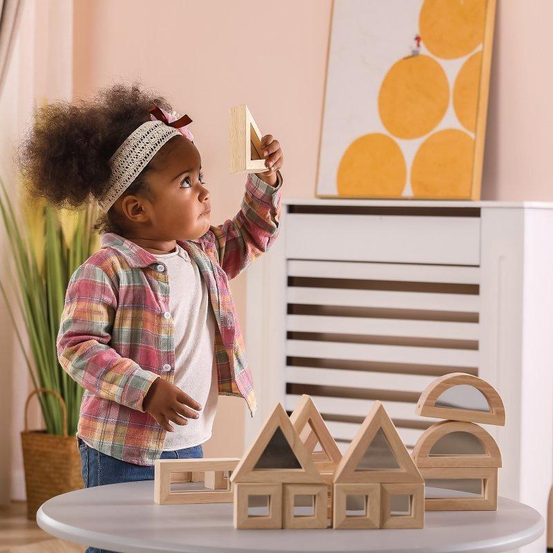 VIGA Large Mirror Blocks 16pcs Set
