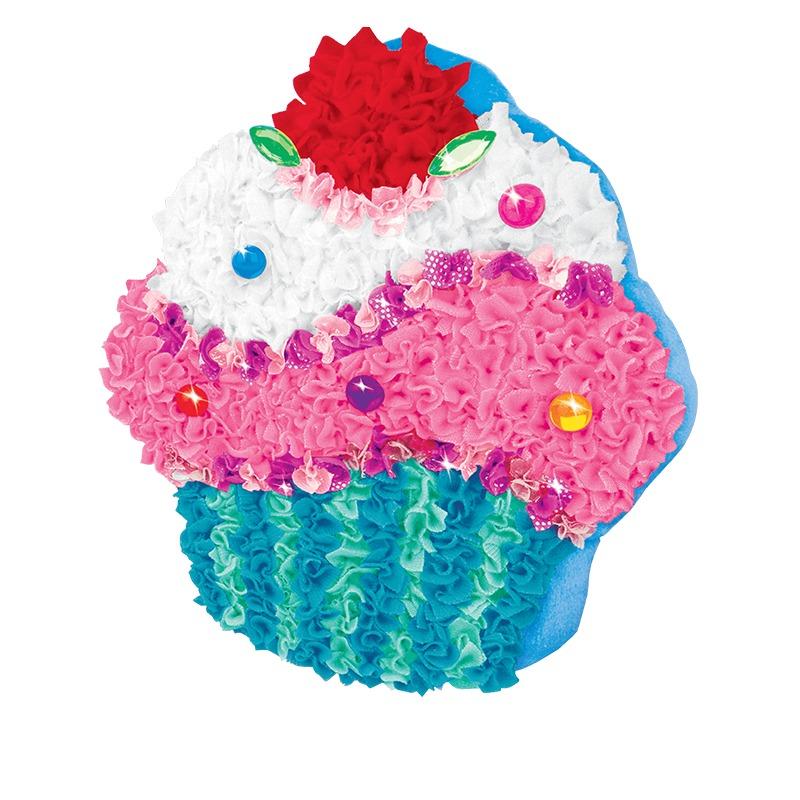 نيو جيرل - مجموعة حياكة المخدة بتصميم الكب كيك