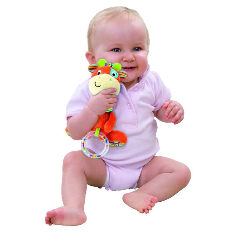 Patch the Giraffe Rattle with Rings