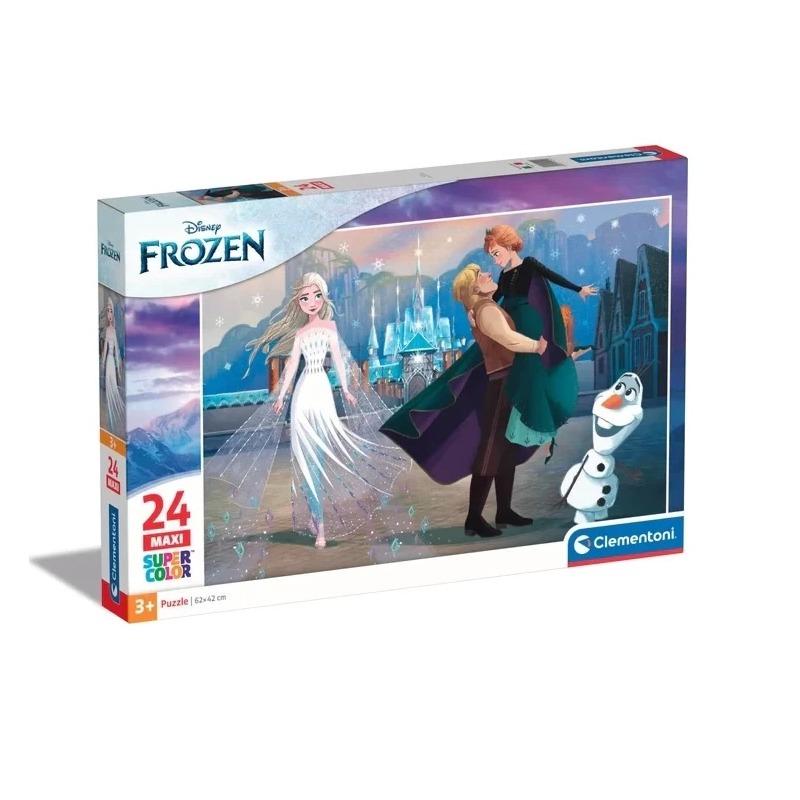 كليمنتوني - مجموعة بازل ماكسي فروزن للاطفال 24 قطعة