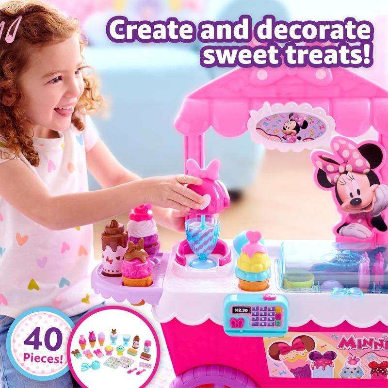 Disney Junior 2Foot Minnie Mouse Ice Cream Cart 40 Pieces