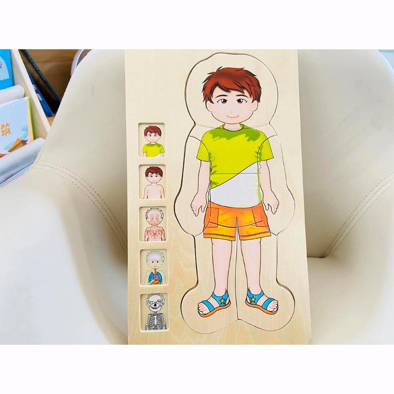 Onshine Your Body 5 Layers Wooden Puzzle