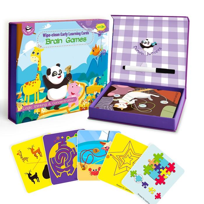 Wiple Clean Early Learning Cards - Brain Games