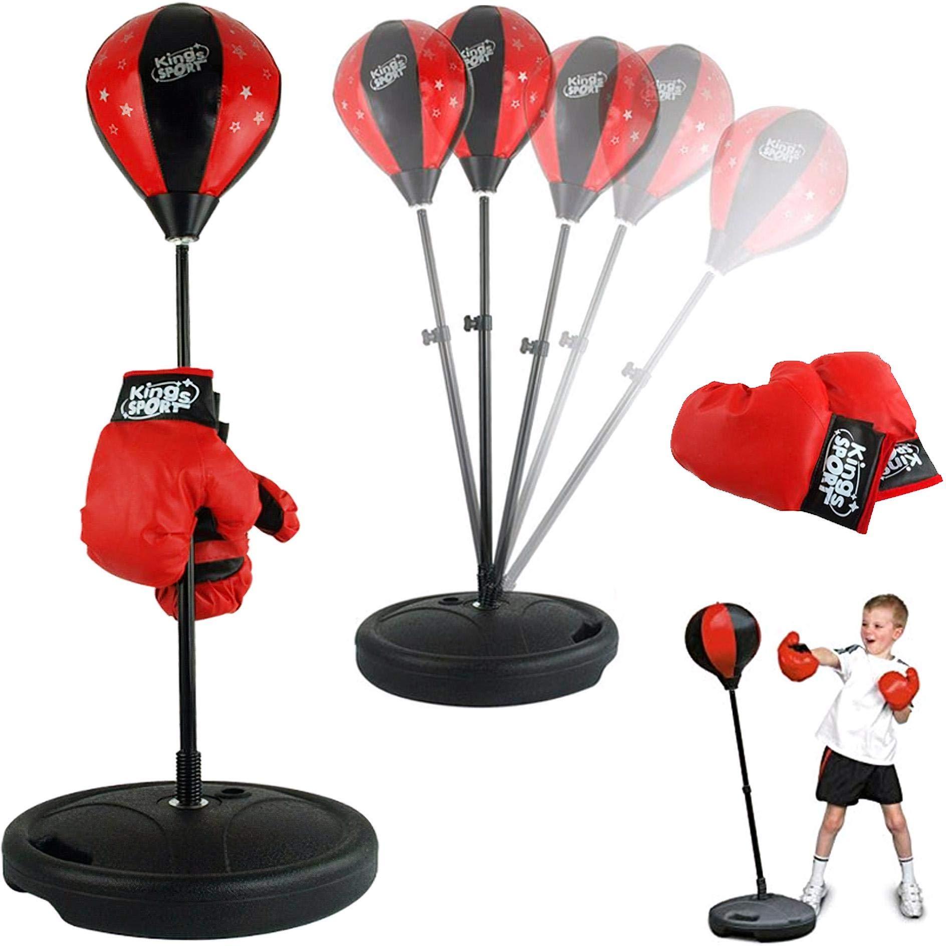 Kings Sport Boxing Punching Bag With Gloves Punching Ball 124cm