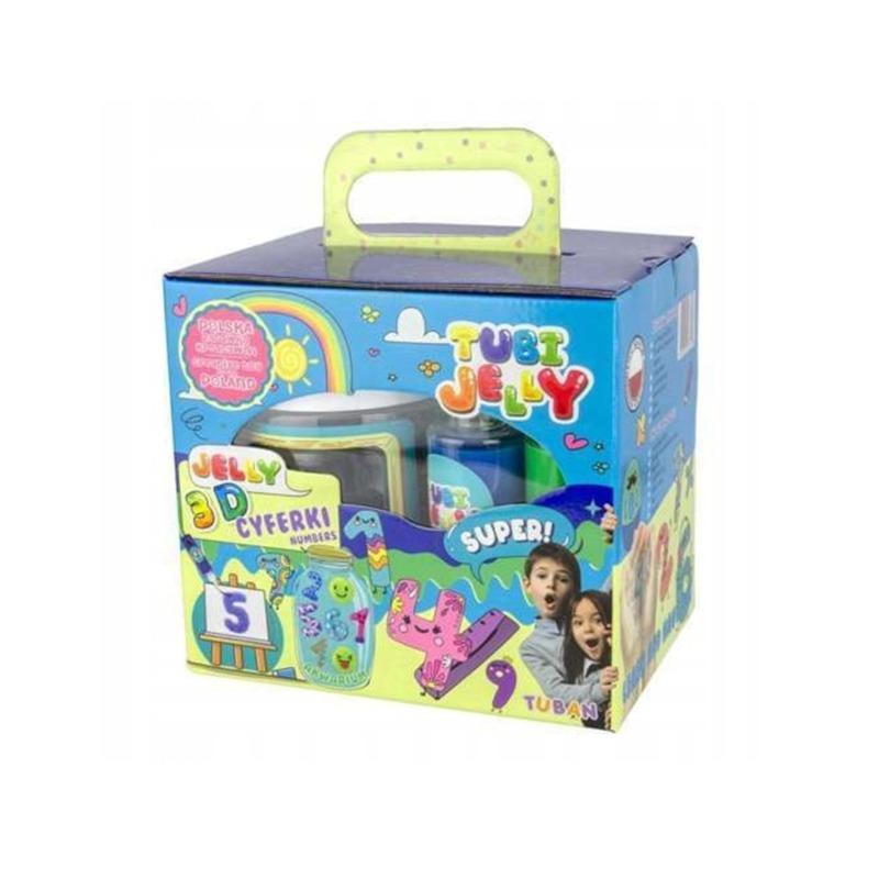 توبان - مجموعة جيلي توبي أرقام حوض السمك الصغيرة 6 ألوان