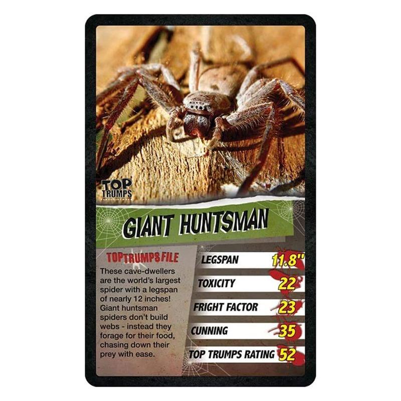 Top Trumps Spiders Card Game
