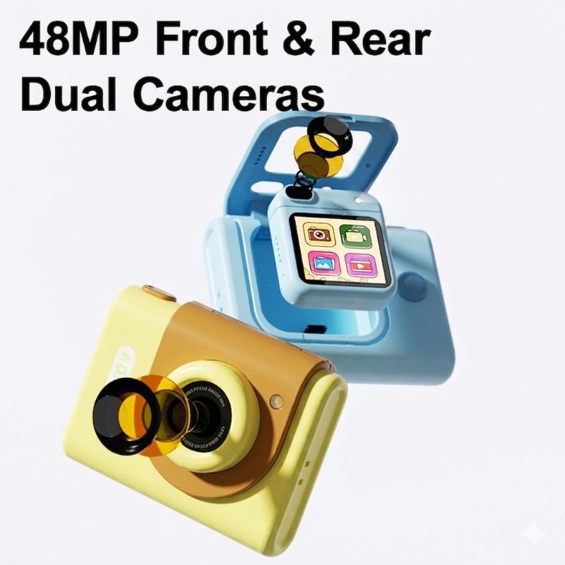 3 In 1 Kids Watch Camera Set - Yellow