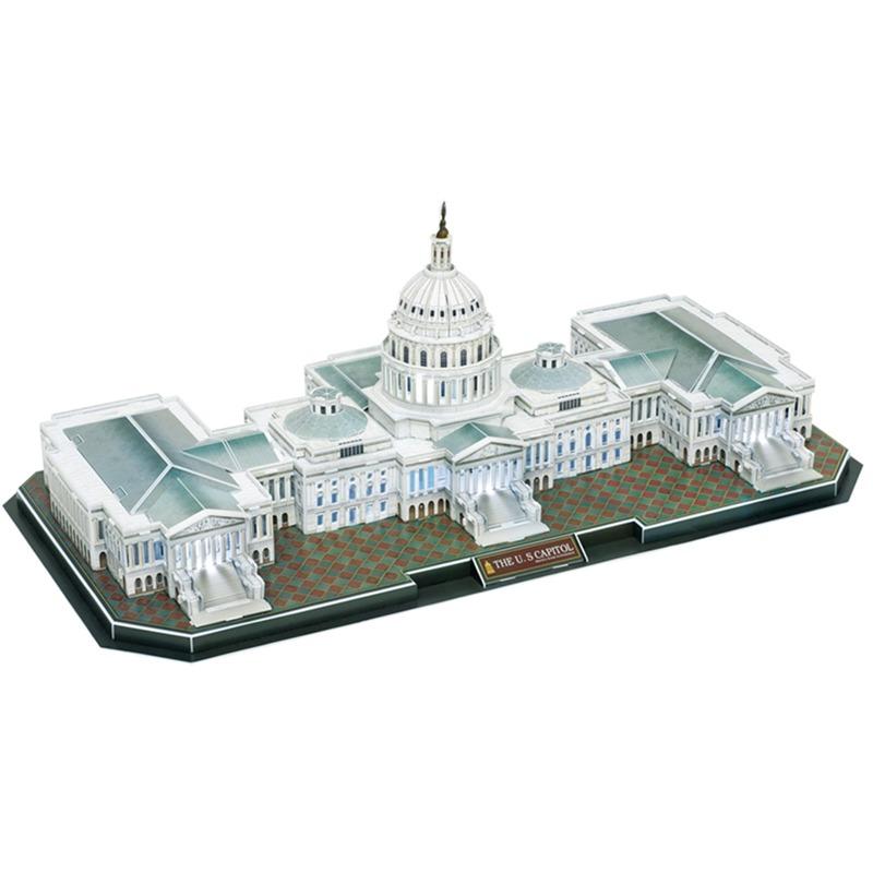 كيوبيك فن - نموذج مبنى الكابيتول الأمريكي - 150 قطعة