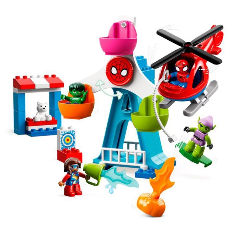 ليجو دوبلو - مجموعة بناء مغامرة سبايدرمان آند فريندز