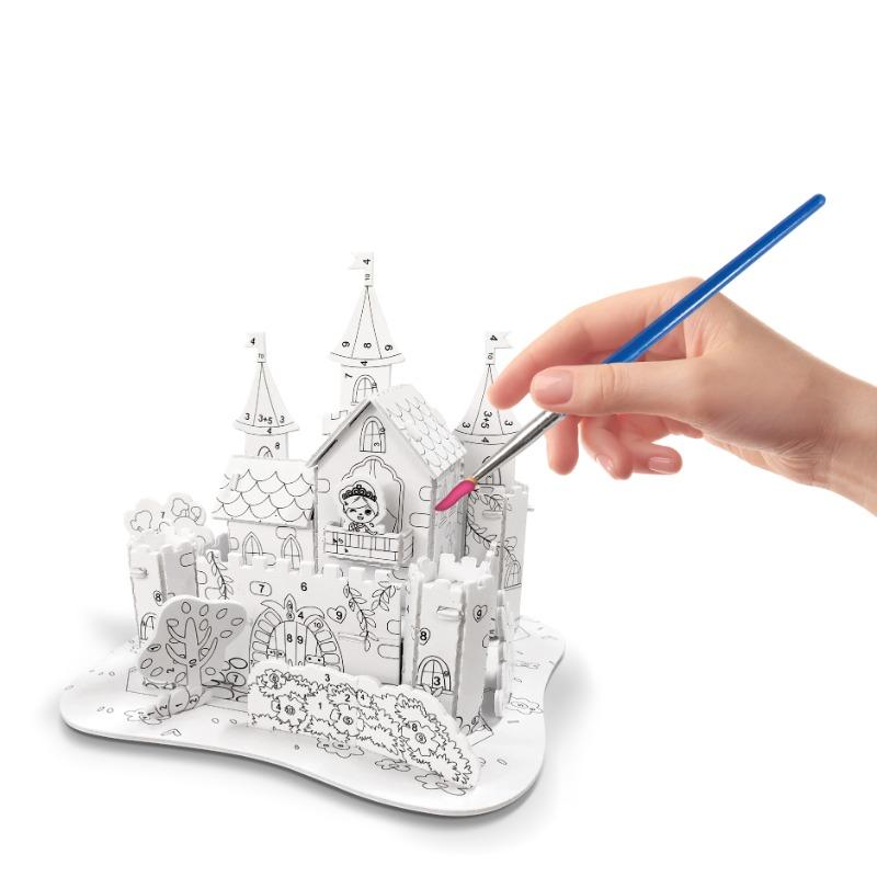 Sew Star Paint By Number 3D puzzle - Castle