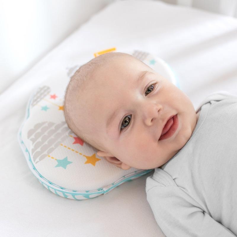 Badabulle Baby Pillow Ergonomic and Protective - White