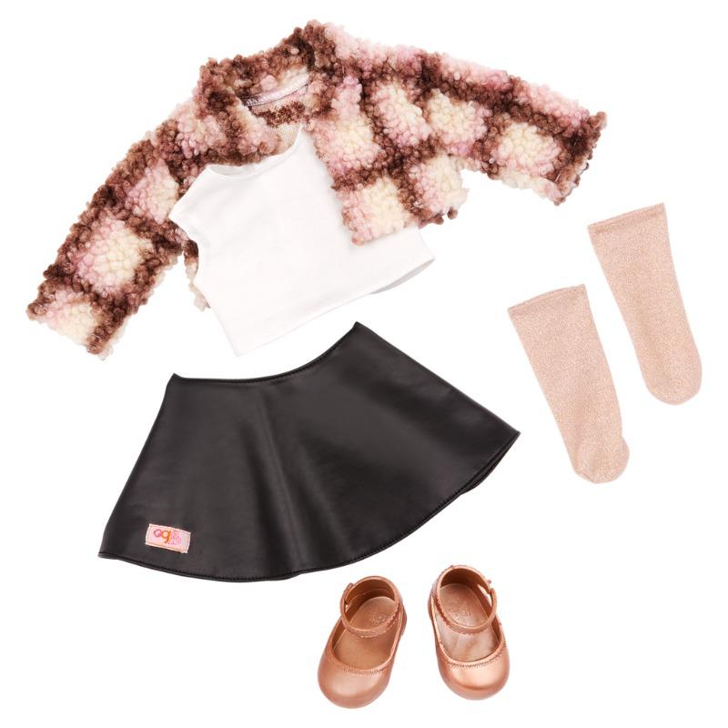 أور جينيريشن - دمية آنا فاشن بجاكيت شيرلينغ