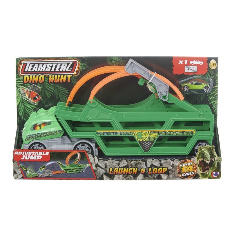 Teamsterz D/H Launch & Loop Playset with 1 Car - Interactive Stunt Toy