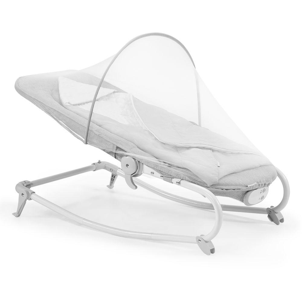 كيندركرافت - كرسي فيليو الهزاز الموسيقي للأطفال - رمادي