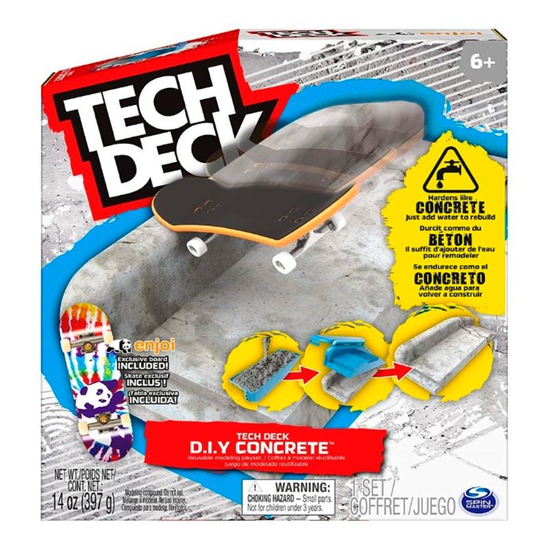Tech Deck DIY Concrete Reusable Modeling Playset