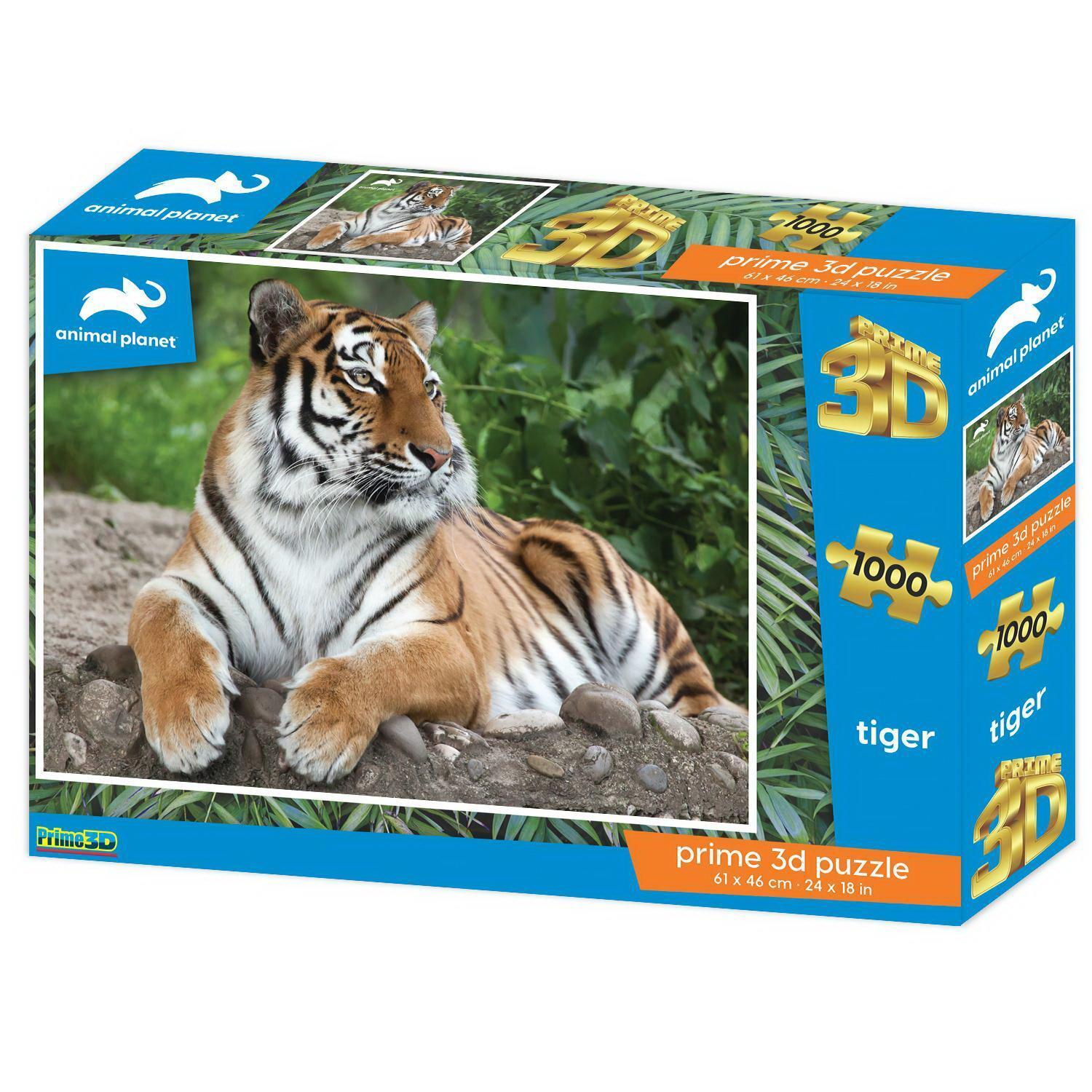 Animal Planet Tiger Prime 3D Puzzle - 500 Pcs