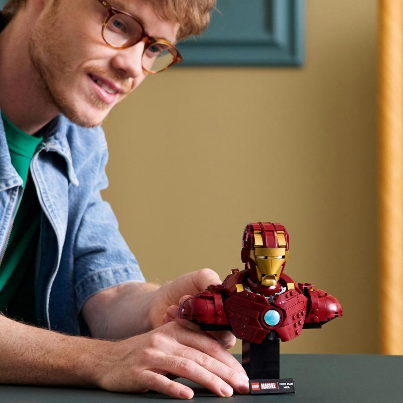 ليجو مارفل - تمثال نصفي للرجل الحديدي ام كيه فور