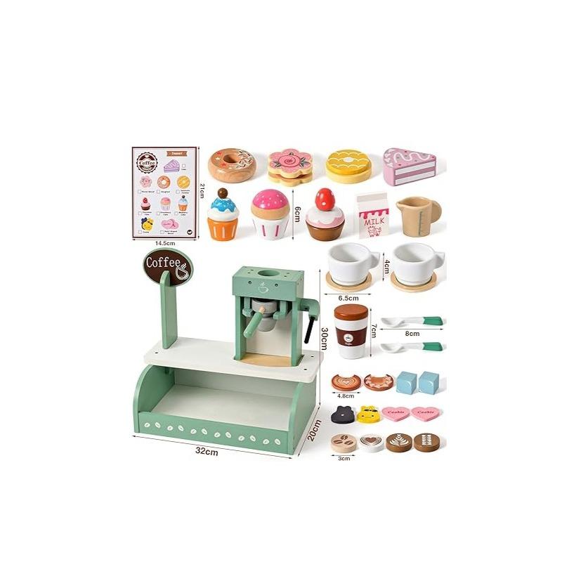 Coffee Shop Pretend Toys Set For Kids