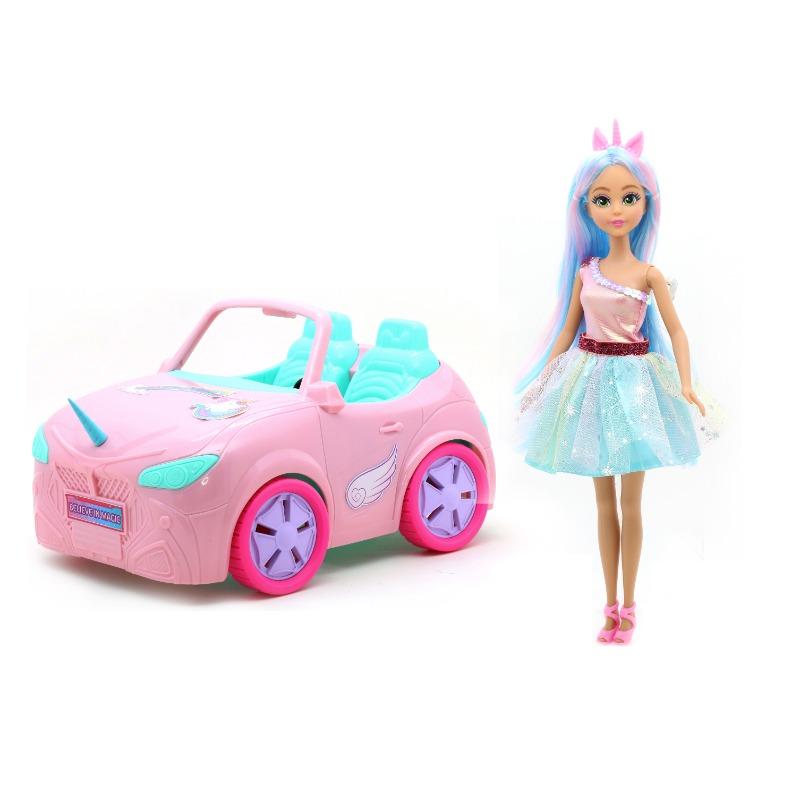 Dreameez Unicorn Doll with Car