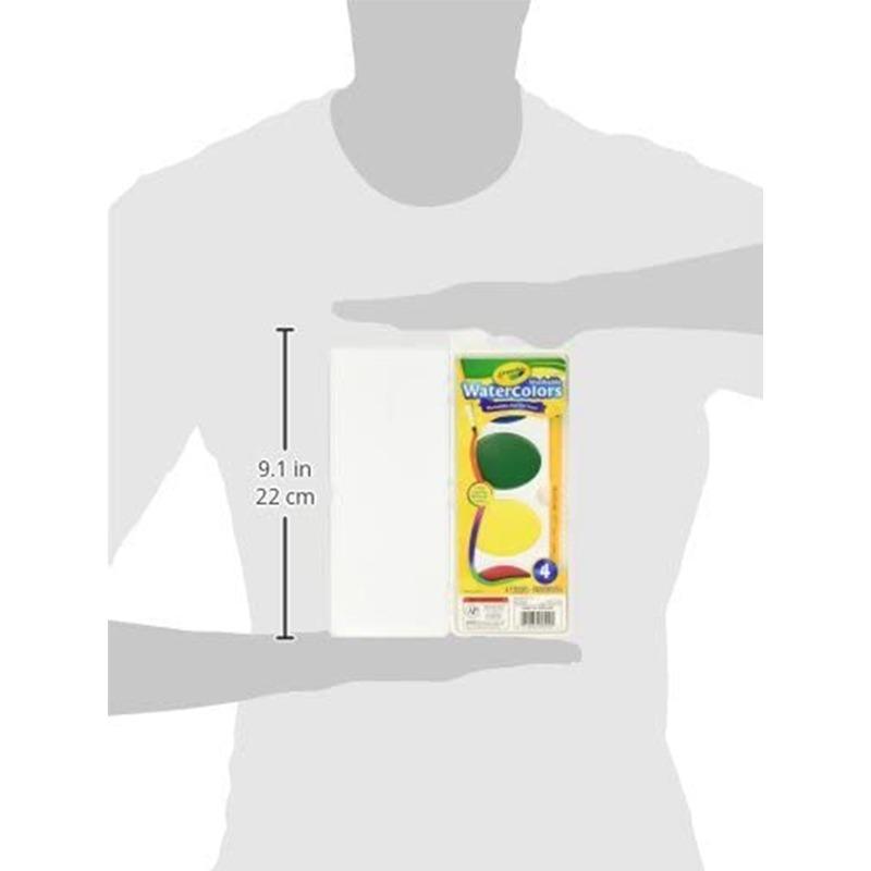 Crayola Oval Watercolor Palette -4 Colors