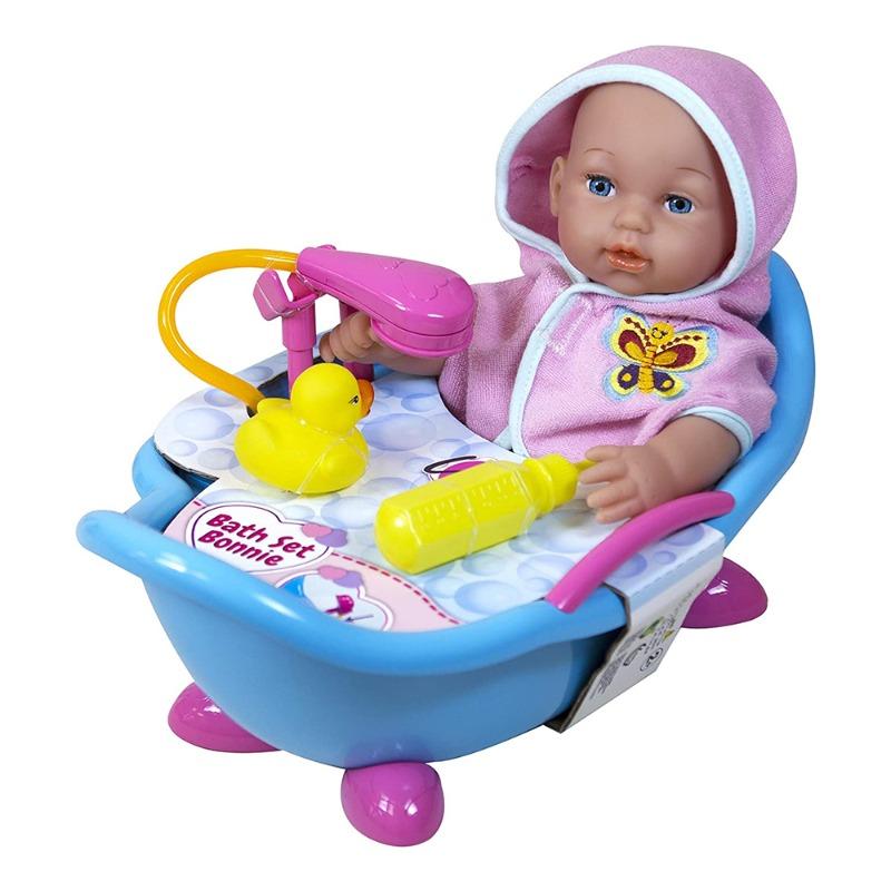 Lissi Bath Baby Doll With Bathtub Shower